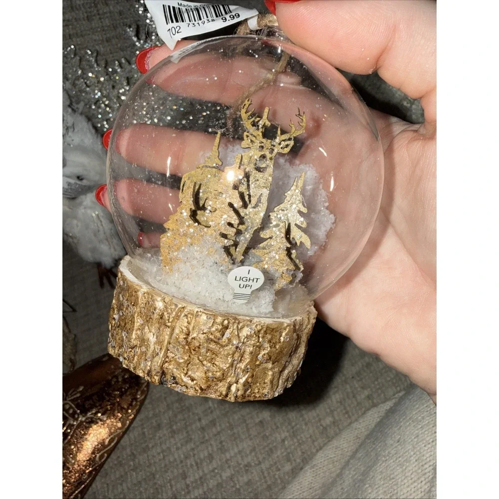 Lot Of 11 Cracker Barrel Christmas Ornaments NWT Woodsy‎ Animals Birds